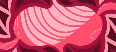 Çeşitli kıvrımlı süslemeleri olan organik dalgalı dokuların soyut arkaplanı. Kıvrımlı kıvrımlar dalga dokusu arkaplanındaki dekoratif süslemeleri. 