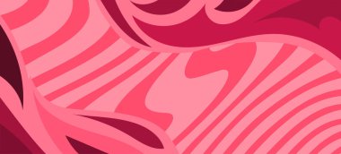 Çeşitli kıvrımlı süslemeleri olan organik dalgalı dokuların soyut arkaplanı. Kıvrımlı kıvrımlar dalga dokusu arkaplanındaki dekoratif süslemeleri. 