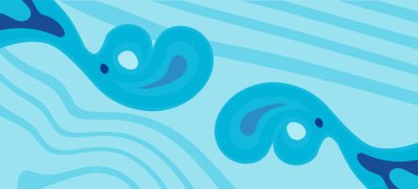 Çeşitli kıvrımlı süslemeleri olan organik dalgalı dokuların soyut arkaplanı. Kıvrımlı kıvrımlar dalga dokusu arkaplanındaki dekoratif süslemeleri. 