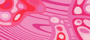 Çeşitli kıvrımlı süslemeleri olan organik dalgalı dokuların soyut arkaplanı. Kıvrımlı kıvrımlar dalga dokusu arkaplanındaki dekoratif süslemeleri. 