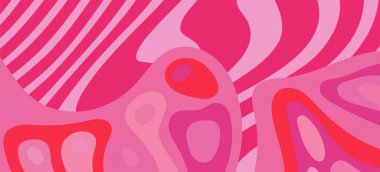 Çeşitli kıvrımlı süslemeleri olan organik dalgalı dokuların soyut arkaplanı. Kıvrımlı kıvrımlar dalga dokusu arkaplanındaki dekoratif süslemeleri. 