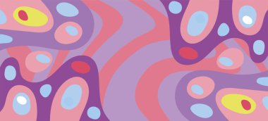 Çeşitli kıvrımlı süslemeleri olan organik dalgalı dokuların soyut arkaplanı. Kıvrımlı kıvrımlar dalga dokusu arkaplanındaki dekoratif süslemeleri. 