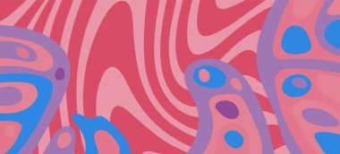 Çeşitli kıvrımlı süslemeleri olan organik dalgalı dokuların soyut arkaplanı. Kıvrımlı kıvrımlar dalga dokusu arkaplanındaki dekoratif süslemeleri. 