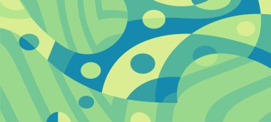 Çeşitli kıvrımlı süslemeleri olan organik dalgalı dokuların soyut arkaplanı. Kıvrımlı kıvrımlar dalga dokusu arkaplanındaki dekoratif süslemeleri. 