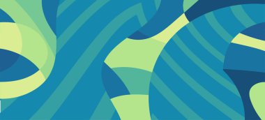 Çeşitli kıvrımlı süslemeleri olan organik dalgalı dokuların soyut arkaplanı. Kıvrımlı kıvrımlar dalga dokusu arkaplanındaki dekoratif süslemeleri. 