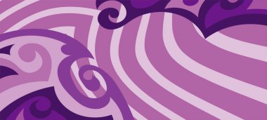 Çeşitli kıvrımlı süslemeleri olan organik dalgalı dokuların soyut arkaplanı. Kıvrımlı kıvrımlar dalga dokusu arkaplanındaki dekoratif süslemeleri. 