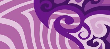 Çeşitli kıvrımlı süslemeleri olan organik dalgalı dokuların soyut arkaplanı. Kıvrımlı kıvrımlar dalga dokusu arkaplanındaki dekoratif süslemeleri. 