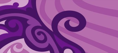 Çeşitli kıvrımlı süslemeleri olan organik dalgalı dokuların soyut arkaplanı. Kıvrımlı kıvrımlar dalga dokusu arkaplanındaki dekoratif süslemeleri. 