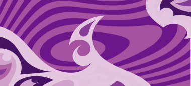 Çeşitli kıvrımlı süslemeleri olan organik dalgalı dokuların soyut arkaplanı. Kıvrımlı kıvrımlar dalga dokusu arkaplanındaki dekoratif süslemeleri. 