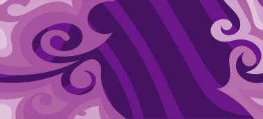 Çeşitli kıvrımlı süslemeleri olan organik dalgalı dokuların soyut arkaplanı. Kıvrımlı kıvrımlar dalga dokusu arkaplanındaki dekoratif süslemeleri. 