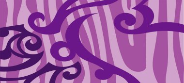 Çeşitli kıvrımlı süslemeleri olan organik dalgalı dokuların soyut arkaplanı. Kıvrımlı kıvrımlar dalga dokusu arkaplanındaki dekoratif süslemeleri. 