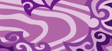 Çeşitli kıvrımlı süslemeleri olan organik dalgalı dokuların soyut arkaplanı. Kıvrımlı kıvrımlar dalga dokusu arkaplanındaki dekoratif süslemeleri. 