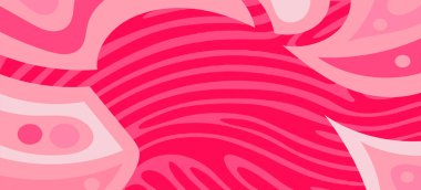 Çeşitli kıvrımlı süslemeleri olan organik dalgalı dokuların soyut arkaplanı. Kıvrımlı kıvrımlar dalga dokusu arkaplanındaki dekoratif süslemeleri. 