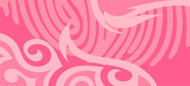 Çeşitli kıvrımlı süslemeleri olan organik dalgalı dokuların soyut arkaplanı. Kıvrımlı kıvrımlar dalga dokusu arkaplanındaki dekoratif süslemeleri. 