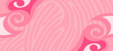 Çeşitli kıvrımlı süslemeleri olan organik dalgalı dokuların soyut arkaplanı. Kıvrımlı kıvrımlar dalga dokusu arkaplanındaki dekoratif süslemeleri. 