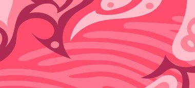 Çeşitli kıvrımlı süslemeleri olan organik dalgalı dokuların soyut arkaplanı. Kıvrımlı kıvrımlar dalga dokusu arkaplanındaki dekoratif süslemeleri. 