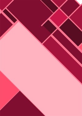 Soyut Bauhaus geometrik desen arka plan, vektör çember, üçgen ve kare çizgiler renk tasarımı. Renkli Bauhaus desen arkaplanı