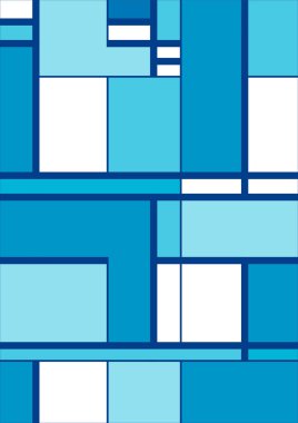 Soyut geometrik model arkaplan kare çizgileri renk sanat tasarımı. Renkli Bauhaus desen arkaplanı