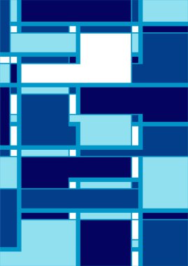 Soyut geometrik model arkaplan kare çizgileri renk sanat tasarımı. Renkli Bauhaus desen arkaplanı