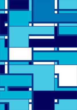 Soyut geometrik model arkaplan kare çizgileri renk sanat tasarımı. Renkli Bauhaus desen arkaplanı