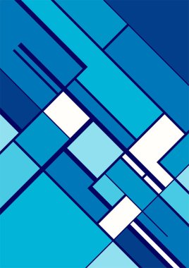 Soyut geometrik model arkaplan kare çizgileri renk sanat tasarımı. Renkli Bauhaus desen arkaplanı