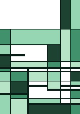 Soyut geometrik model arkaplan kare çizgileri renk sanat tasarımı. Renkli Bauhaus desen arkaplanı
