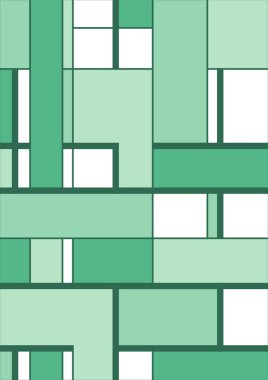 Soyut geometrik model arkaplan kare çizgileri renk sanat tasarımı. Renkli Bauhaus desen arkaplanı