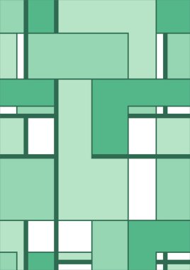 Soyut geometrik model arkaplan kare çizgileri renk sanat tasarımı. Renkli Bauhaus desen arkaplanı