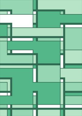 Soyut geometrik model arkaplan kare çizgileri renk sanat tasarımı. Renkli Bauhaus desen arkaplanı