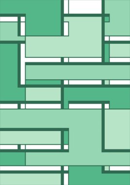 Soyut geometrik model arkaplan kare çizgileri renk sanat tasarımı. Renkli Bauhaus desen arkaplanı