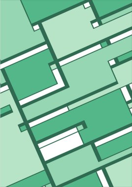 Soyut geometrik model arkaplan kare çizgileri renk sanat tasarımı. Renkli Bauhaus desen arkaplanı