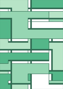 Soyut geometrik model arkaplan kare çizgileri renk sanat tasarımı. Renkli Bauhaus desen arkaplanı