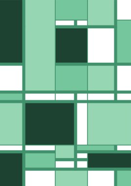 Soyut geometrik model arkaplan kare çizgileri renk sanat tasarımı. Renkli Bauhaus desen arkaplanı