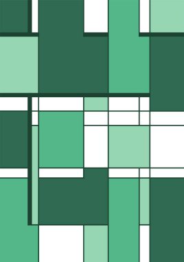 Soyut geometrik model arkaplan kare çizgileri renk sanat tasarımı. Renkli Bauhaus desen arkaplanı