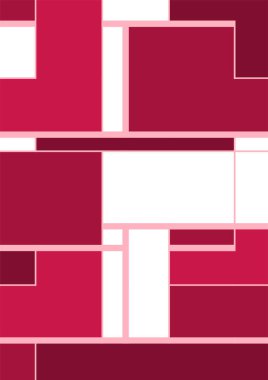 Soyut geometrik model arkaplan kare çizgileri renk sanat tasarımı. Renkli Bauhaus desen arkaplanı