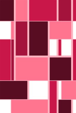 Soyut geometrik model arkaplan kare çizgileri renk sanat tasarımı. Renkli Bauhaus desen arkaplanı