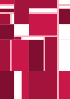 Soyut geometrik model arkaplan kare çizgileri renk sanat tasarımı. Renkli Bauhaus desen arkaplanı