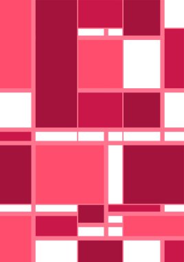 Soyut geometrik model arkaplan kare çizgileri renk sanat tasarımı. Renkli Bauhaus desen arkaplanı