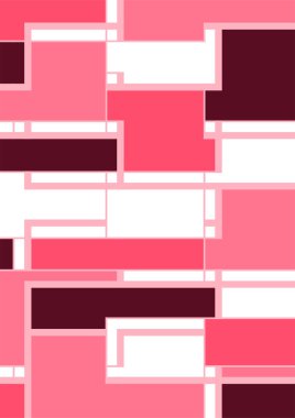 Soyut geometrik model arkaplan kare çizgileri renk sanat tasarımı. Renkli Bauhaus desen arkaplanı