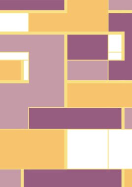 Soyut geometrik model arkaplan kare çizgileri renk sanat tasarımı. Renkli Bauhaus desen arkaplanı