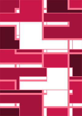 Soyut geometrik model arkaplan kare çizgileri renk sanat tasarımı. Renkli Bauhaus desen arkaplanı