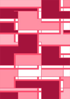 Soyut geometrik model arkaplan kare çizgileri renk sanat tasarımı. Renkli Bauhaus desen arkaplanı