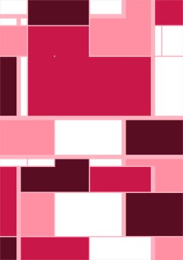 Soyut geometrik model arkaplan kare çizgileri renk sanat tasarımı. Renkli Bauhaus desen arkaplanı