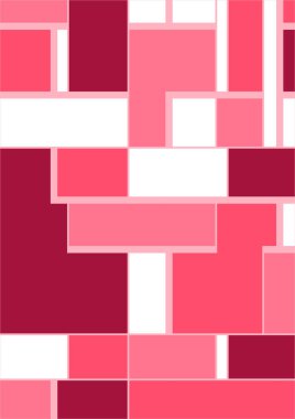 Soyut geometrik model arkaplan kare çizgileri renk sanat tasarımı. Renkli Bauhaus desen arkaplanı