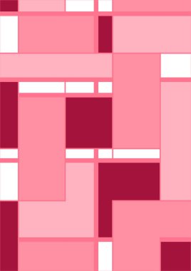 Soyut geometrik model arkaplan kare çizgileri renk sanat tasarımı. Renkli Bauhaus desen arkaplanı