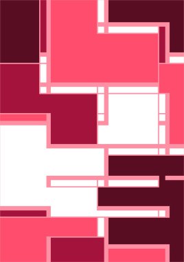 Soyut geometrik model arkaplan kare çizgileri renk sanat tasarımı. Renkli Bauhaus desen arkaplanı