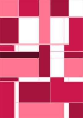 Soyut geometrik model arkaplan kare çizgileri renk sanat tasarımı. Renkli Bauhaus desen arkaplanı