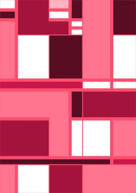 Soyut geometrik model arkaplan kare çizgileri renk sanat tasarımı. Renkli Bauhaus desen arkaplanı