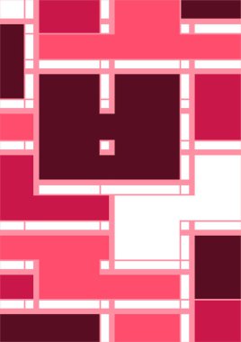 Soyut geometrik model arkaplan kare çizgileri renk sanat tasarımı. Renkli Bauhaus desen arkaplanı