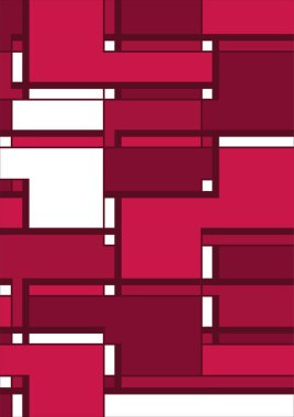 Soyut geometrik model arkaplan kare çizgileri renk sanat tasarımı. Renkli Bauhaus desen arkaplanı